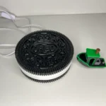 Лед лампа Oreo, декоративна лампа с форма на бисквитка Орео, уникален и забавен дизайн за осветление