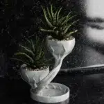 Кашпа – две растения, двойна кашпа, градинска декорация