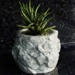 Кашпа Камък - декоративен контейнер за растения с дизайн, имитиращ естествен камък, добавящ естествен и органичен вид