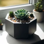 Интересна осмоъгълна кашпа