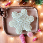 Комплект свещи снежинка, коледни свещи, зимна декорация