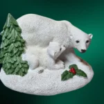 Сувенир, Коледни полярни мечки, 3D принтиран от Raeluminshop