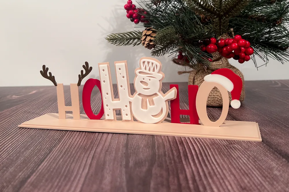 Декорация, Ho-Ho-Ho, Коледна декорация, Празнична украса, Весела украса