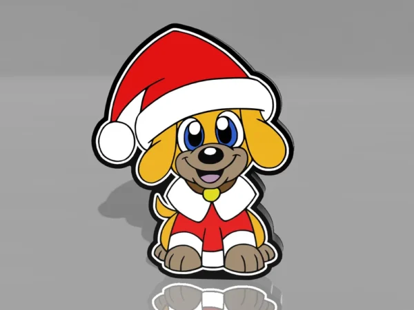 Лед лампа, Puppy, Коледна декорация, Празнична украса, Ледена лампа