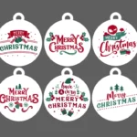 Комплект коледни играчки, 6 броя, коледна декорация, играчки за елха, празничен декор