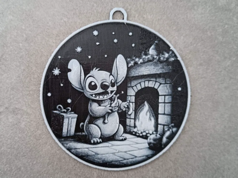 Играчка за елха, Стич, Коледна декорация, празнична украса