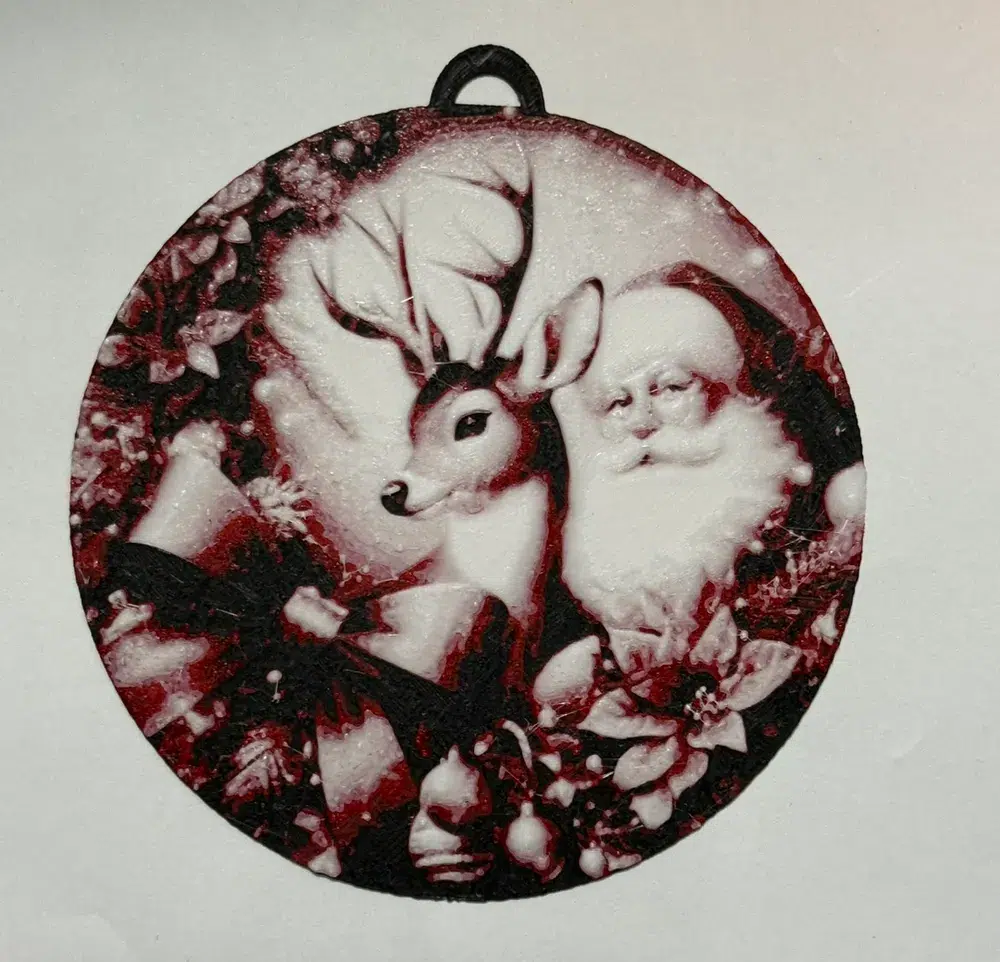 Играчка за елха, Дядо Коледа, Коледна декорация, празнична украса