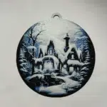 Играчка за елха, Снежната къща, Коледна украса, празнична декорация