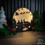 LED лампа, Коледна приказка, Коледна декорация, празнична украса