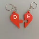 Комплект ключодържатели с буква, Персонализиран ключодържател, Буква ключодържател, Подарък с буква, Персонализиран подарък, Стилен ключодържател, Ключодържатели с инициали