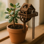 Мини къщичка за растения, декоративна къщичка, декорация за растения, 3D принтиране.