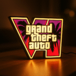 LED лампа GTA, 3D принтирана лампа GTA, лампа GTA, фен лампа GTA, LED осветление GTA