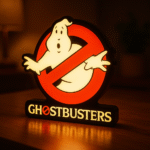 лампа Ghostbusters, 3D принтирана лампа Ghostbusters, лампа за фенове на Ghostbusters, ретро лампа Ghostbusters, подарък Ghostbusters