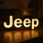 LED лампа Jeep 2, 3D принтирана лампа Jeep, лампа за фенове на Jeep, автомобилна лампа, подарък за фенове на Jeep